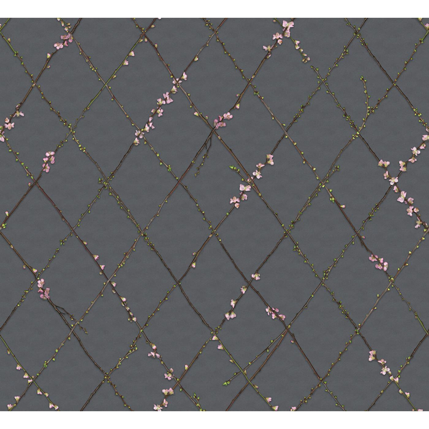 Winding Spring-Digital Wallpaper-Rebel Walls-Grey / Brown-R13222